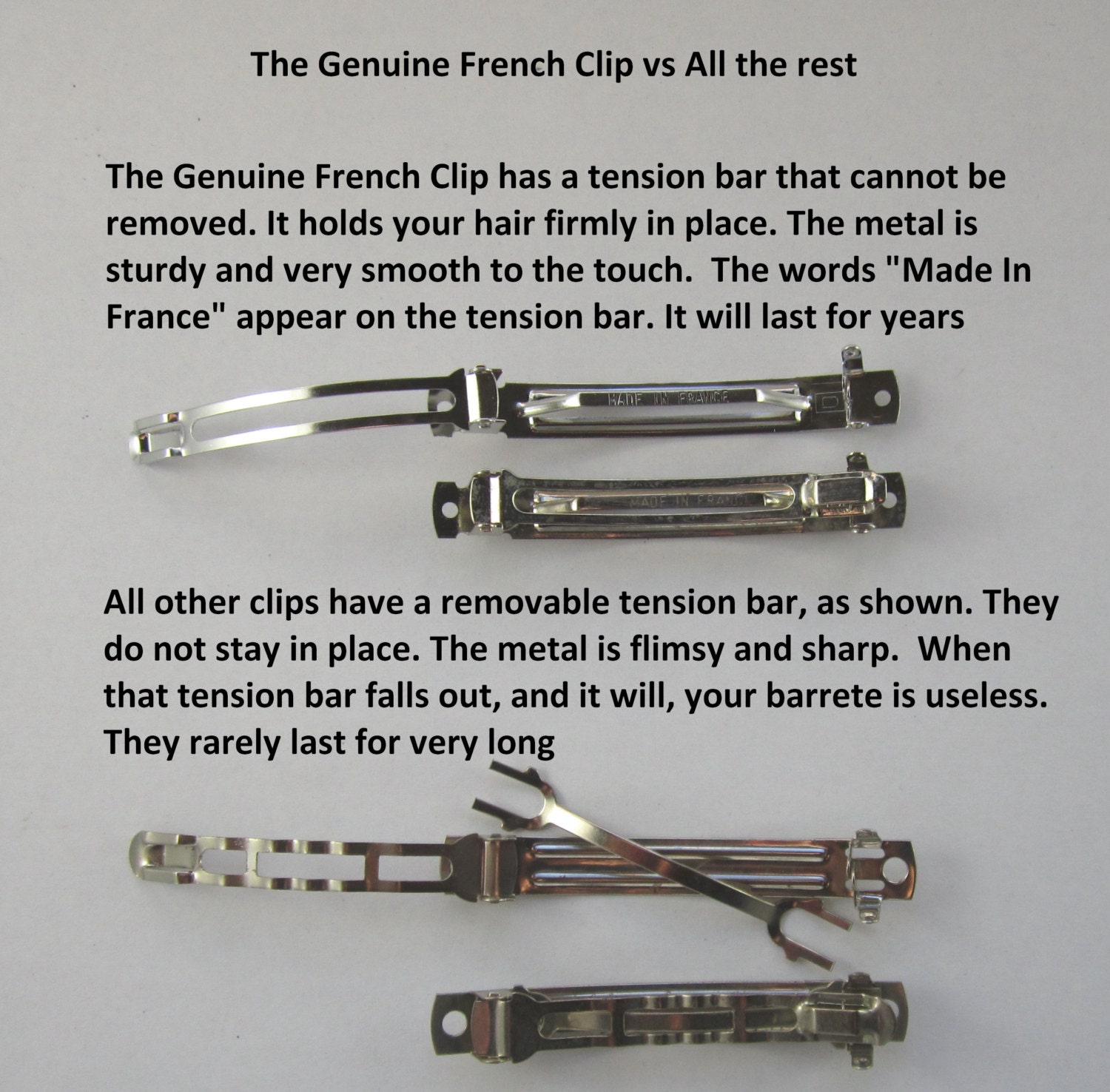 Filigree French Barrette 70MM Hair Accessories Barrettes and Etsy