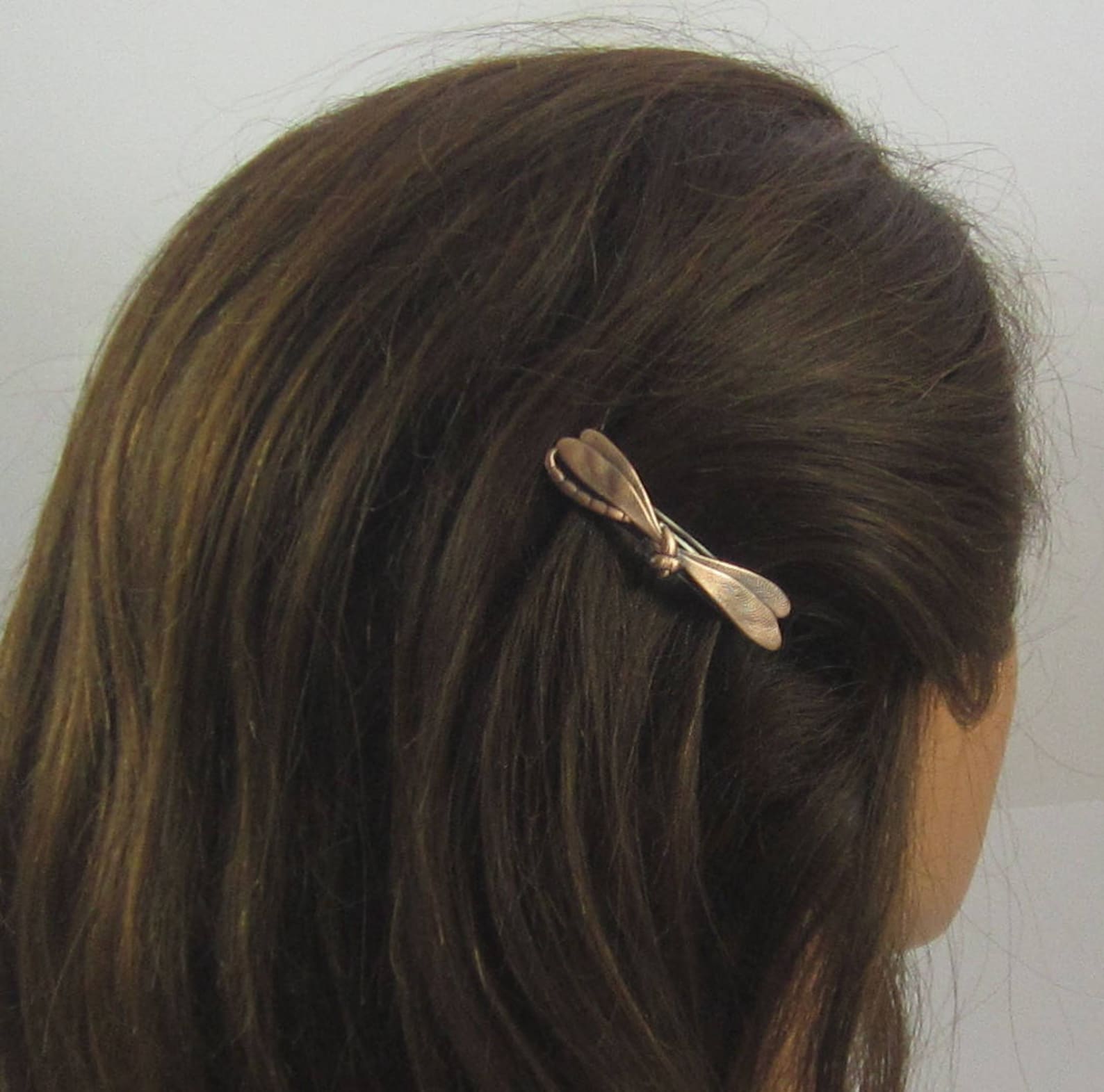 Dragonfly French Barrette 50mm Barrettes for Thin Hair Hair Etsy
