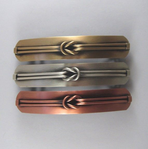 Celtic Knot 80mm French Barrette Thick Hair Barrette Hair Etsy