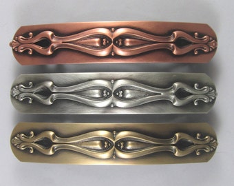 MIRROR IMAGE DESIGN French Barrette 100mm - Extra Large Barrette for Thick Hair