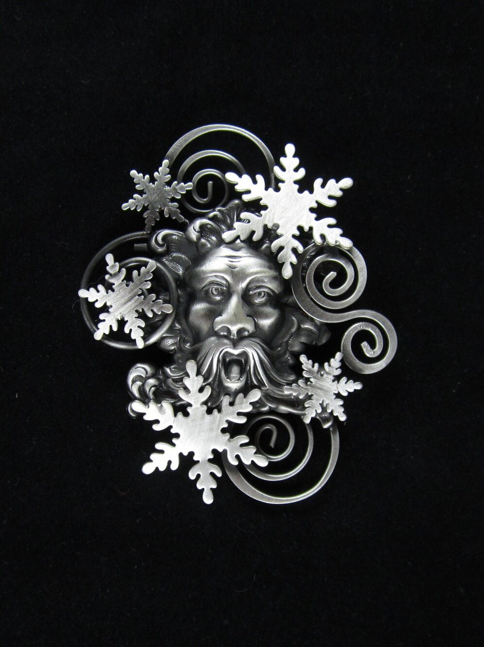 Old Man Winter Pin Snowflake Pin Snowflake Jewelry Winter Pin Winter  Snowflake Hat Pins for Women Pocketbook Pins -  UK