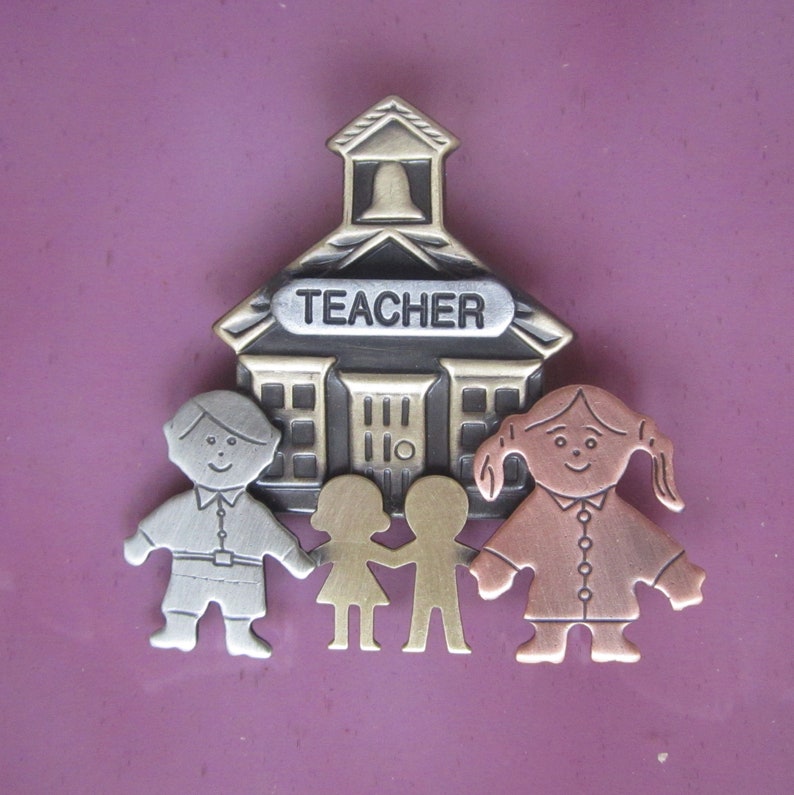 Teachers Gift Teachers Jewelry Gift for Teachers Teacher Brooch Teacher Appreciation gift image 3