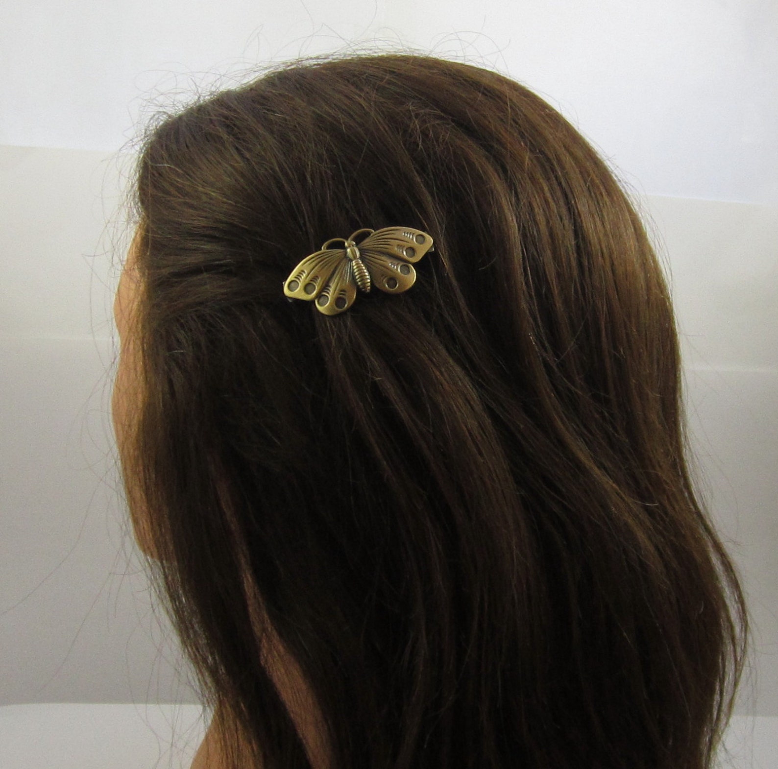 Butterly French Barrette 50mm Barrettes for Thin Hair Hair Etsy