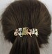 CAT CRAZY FRENCH Barrette 80mm- Thick Hair Barrette- Hair Accessory- Hair Clip- Hair Barrette- Cat Lover- Barrettes for Women- 