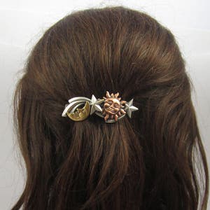 CELESTIAL French Barrette 70mm- Celestial Jewelry- Hair Barrette- French Clip