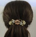 Flowers French Barrette 80mm- Thick Hair Barrette- Hair Barrette- Barrette- Hair Clip- Hair Accessory- Flowers 