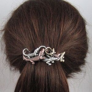ALLIGATOR FRENCH BARRETTE 80mm- Thick Hair Barrette- Hair Accessory- Hair Barrette- Hair Clip- Alligator Accessory- Barrettes for Women-
