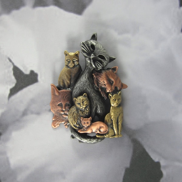 Cats Brooch/Pendant