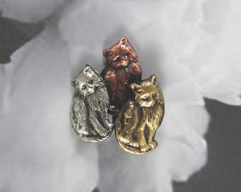 Fluffy Kittens Brooch