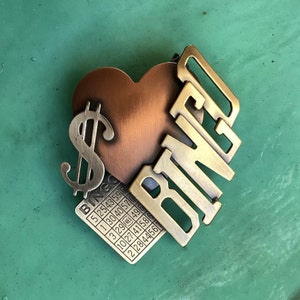 Broche de bingo- Pin de bingo- Lingo de bingo- Pin de amante del bingo- Regalos para jugadores de bingo- Pines de sombrero para mujeres- Pines de bolsillo-