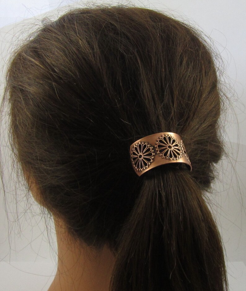 PONYTAIL and SCARF Holder Hair Cuffs Scarf Holder Scarf Etsy