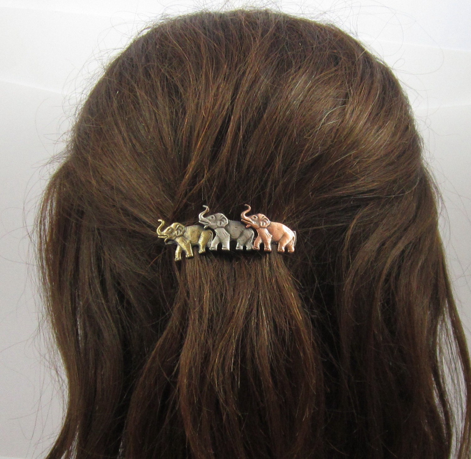 Elephant French Barrette 60mm Barrettes for Thin Hair Hair - Etsy Elephant French Barrette 60mm Barrettes for Thin Hair Hair - Etsy