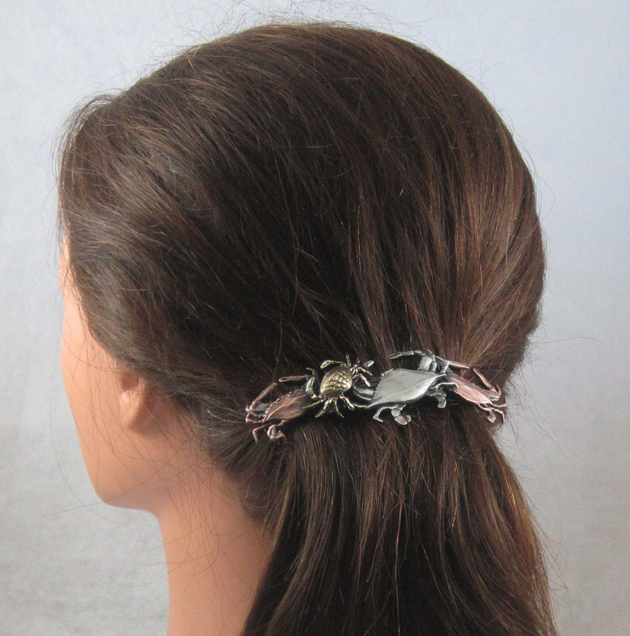 BIG HAIR FLORAL 100mm French Barrette Thick Hair Barrette - Etsy