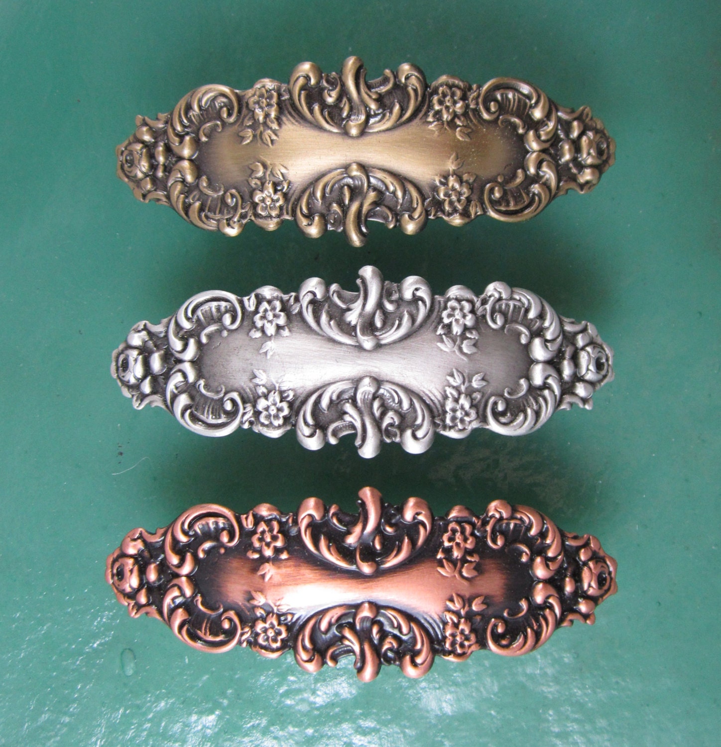 Victorian French Barrette 60mm Barrettes for Thin Hair Hair Etsy