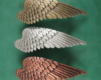 ANGEL WING French Barrette 70mm- Hair Accessories- French Barrette- Barrettes and Clips
