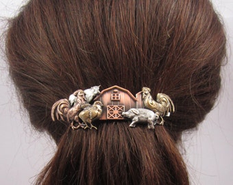 Barnyard French Barrette 80mm