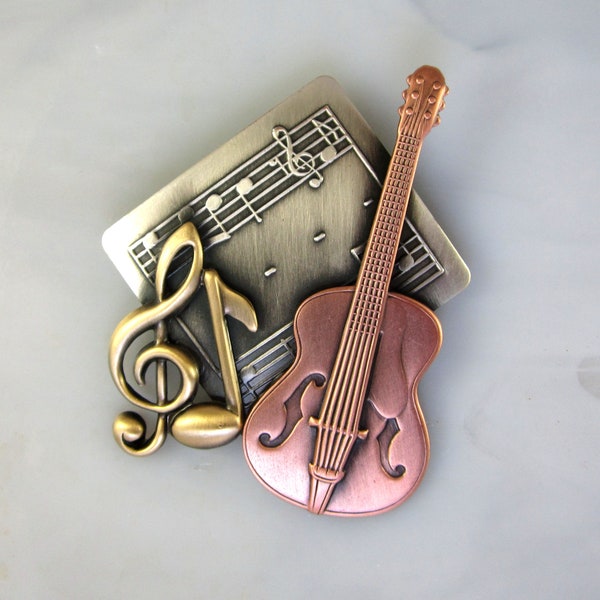 Broche de guitare, cadeau de guitare, épingle de chapeau de guitare, cadeau de musicien