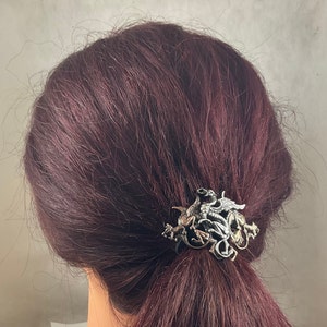 PONYTAIL and SCARF Holder Dragon- Hair Cuff- Scarf Holder- Scarf Accessories- Dragons- Hair Accessories- Ties and Elastics- Pony Holder