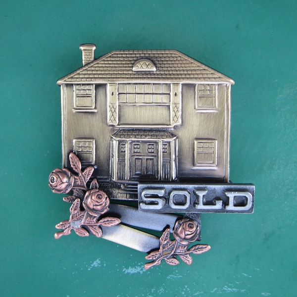 Real Estate Agent Brooch