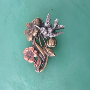 Hummingbird Brooch- Hummingbird Jewelry- Hummingbird Pin- Hat Pins for Women- Pocketbook Pins-