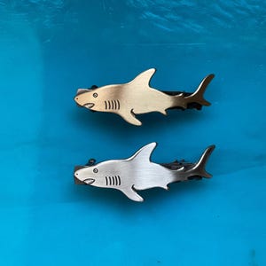 SHARK französische Haarspange 50 mm