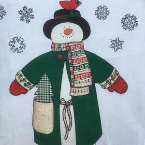Jack Snow Fabric Panel from the Cranston Collection