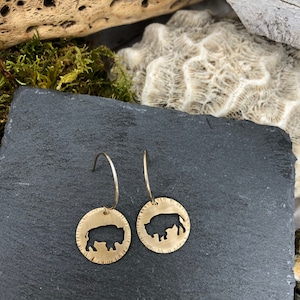 White Bison Earrings