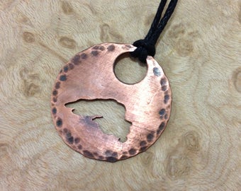 Lake Superior Full Moon Pendant