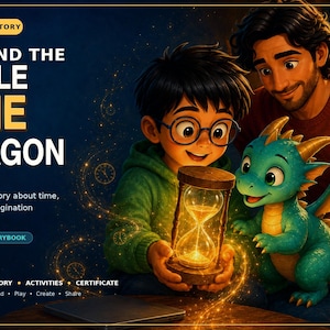 Leo and the little time Dragon - pdf digital download