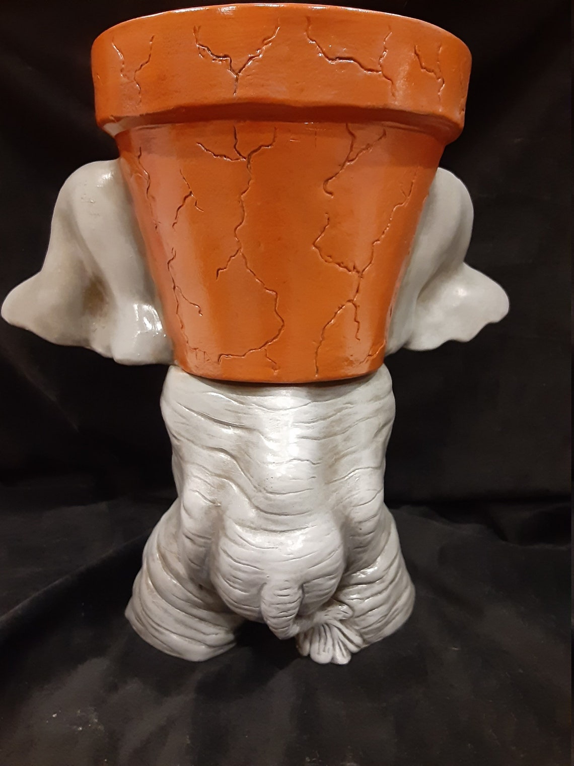 Hand Painted ceramic Elephant Planter glazed inside Terra Etsy