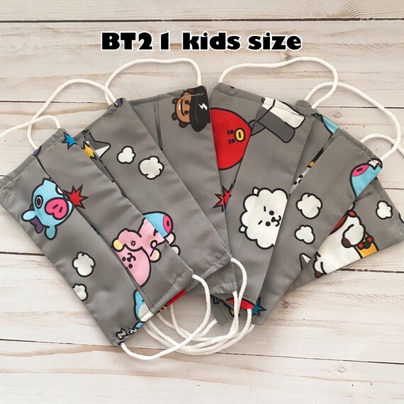 pix Bt21 Cotton Fabric etsy