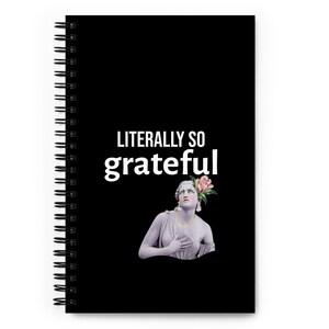 Literally So Grateful Journal, Mindfulness Journal, Self Love Journal, Mindfulness Notebook, Gratitude Journal, Diary