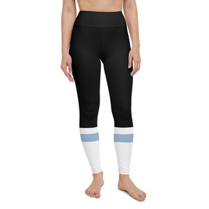 Indigo Yoga Leggings, Damen Activewear, Trainingskleidung, Frauen Gym Outfit, Passendes Gym Set, Passender BH und Leggings, Gymnastikhose,