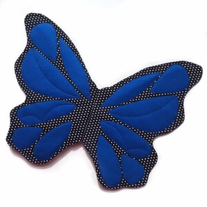 Blue monarch butterfly wings costume, toddler halloween, kids costumes, pretend play, dress up, photo prop, quilted wings