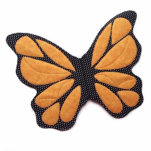 Monarch butterfly wings costume, toddler halloween, kids costumes, pretend play, dress up, photo prop, quilted wings