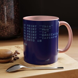 BASIC Code Infinite Loop Mug Accent Coffee Mug | 11oz 15oz image 3