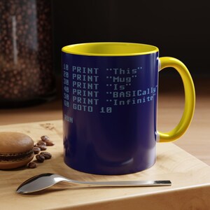 BASIC Code Infinite Loop Mug Accent Coffee Mug | 11oz 15oz image 12