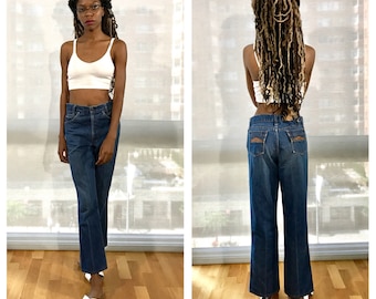 1970s Levi&#39;s Jeans / Levis Jeans 29 Blue Tab Levis Levis Student Fit Women&#39;s Levis Small Unique Vintage Levis Leather Patch Levis