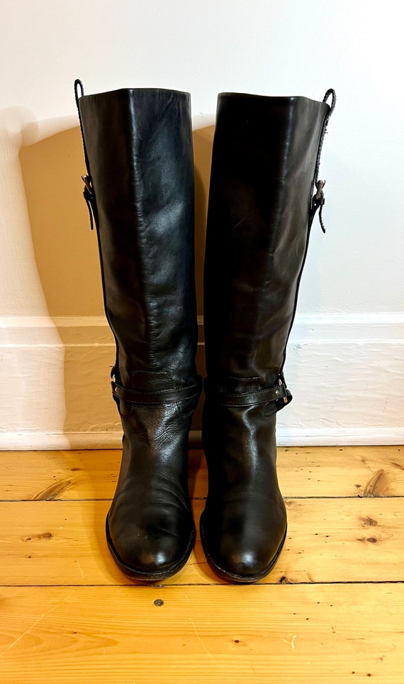 Vintage Coach Riding Boots Black Leather Coach Boots Size 8 - Etsy Vintage Coach Riding Boots Black Leather Coach Boots Size 8 - Etsy