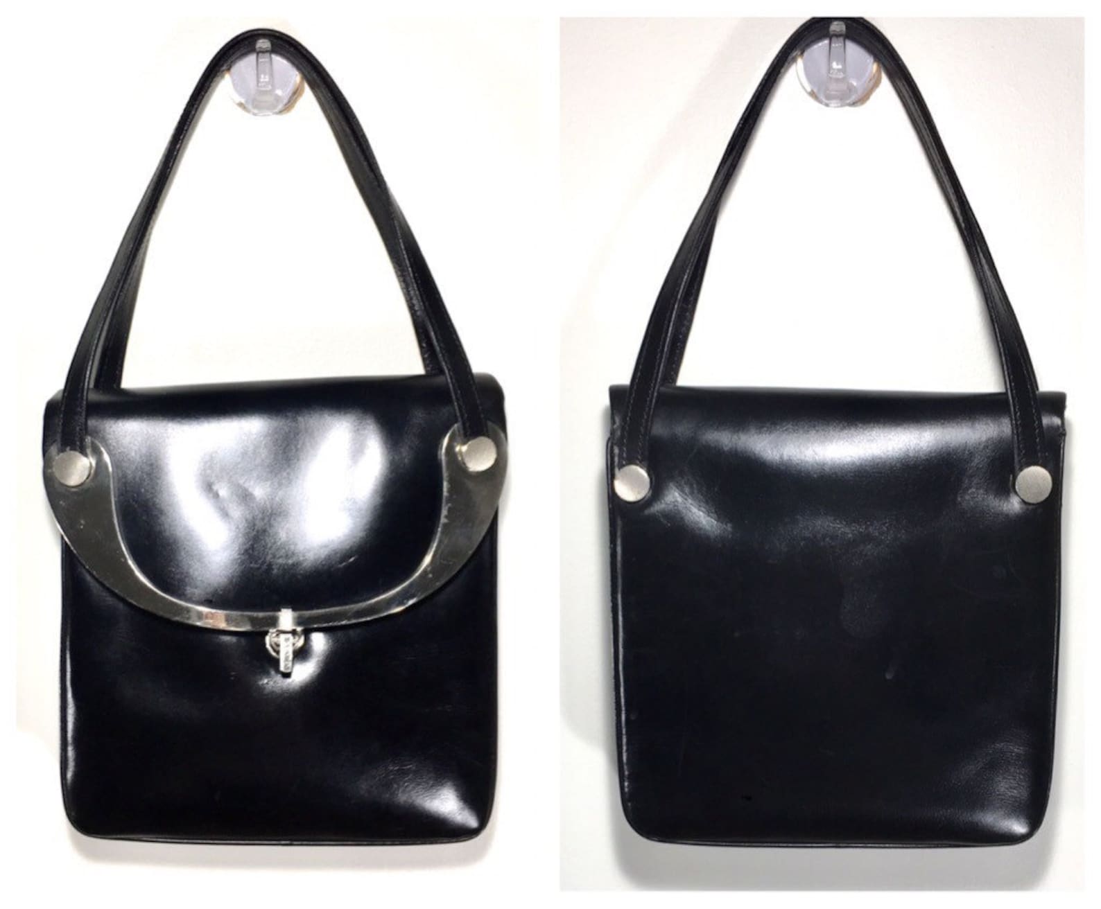 1960s Loewe Bag / Black Loewe Handbag Vintage Loewe Bag Etsy