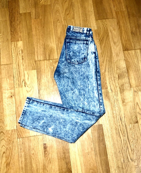 80s High Waisted Jeans / Size 27 Women's Jeans Bu… - image 1