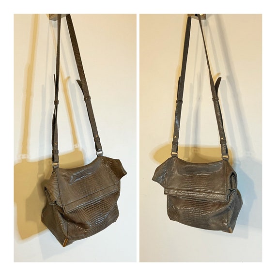 Rare Vintage Alexander Wang Lunch Bag Brown Leath… - image 3