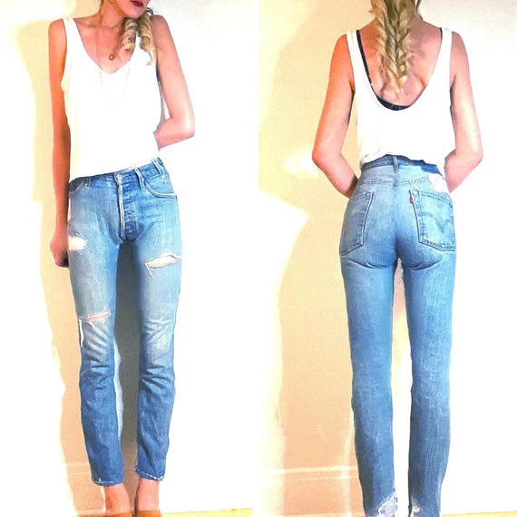 Vintage Levi’s 501 Jeans Size 30 Redone Levi’s