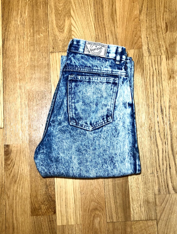 80s High Waisted Jeans / Size 27 Women's Jeans Bu… - image 3