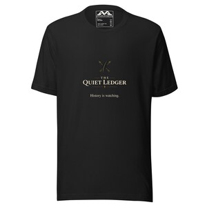 Lady Justice | The Quiet Ledger Unisex Tee