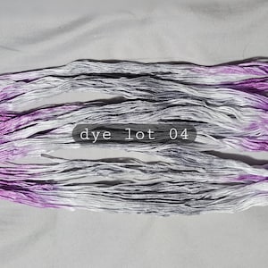 Hand-Dyed thread - &#39;Love Story&#39; embroidery or cross stitch floss