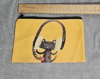 Animal Printed zip pouch