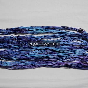 Hand-Dyed thread - &#39;Sense of Wonder&#39; embroidery or cross stitch floss