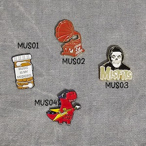 Enamel Needle Minder - Music theme - assorted sizes
