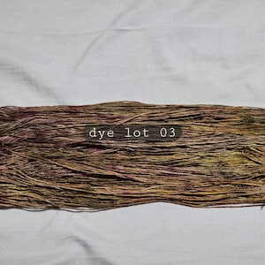 Hand-Dyed thread - &#39;Swamp Thing&#39; embroidery or cross stitch floss